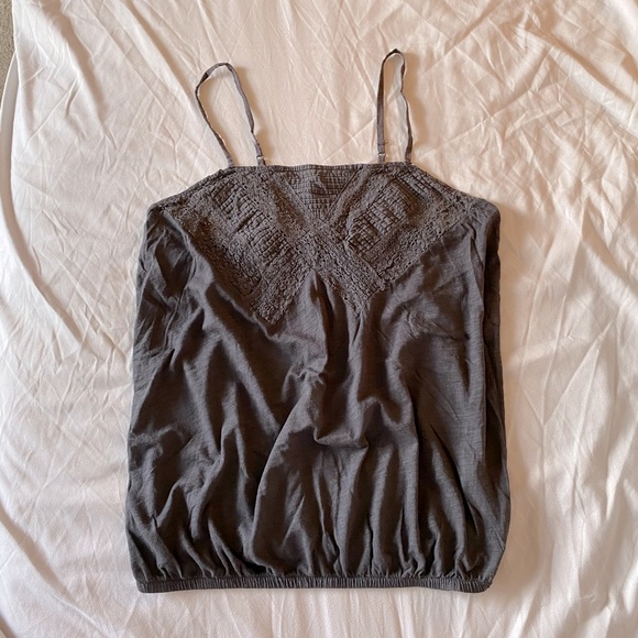 American Eagle Grey Blouse - Picture 1 of 4